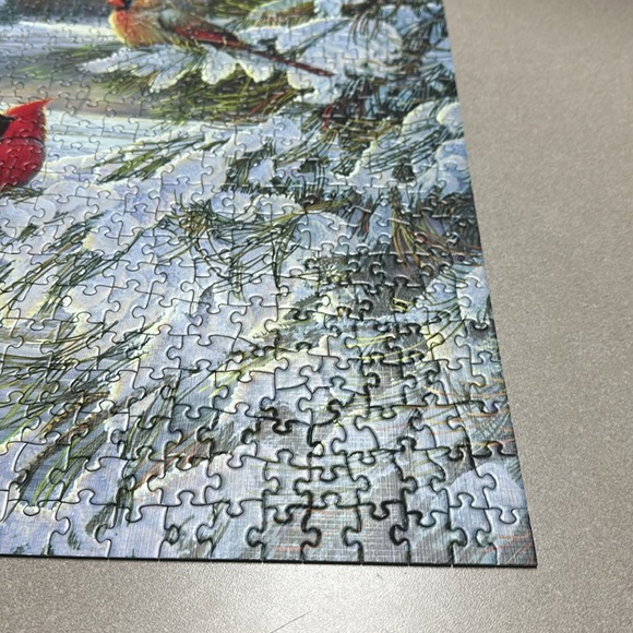 Cobble Hill 1,000 piece puzzle Sunset Cardinals - Picture 6 of 12